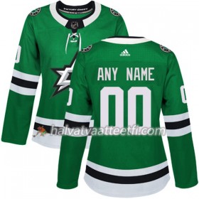 Naisten NHL Dallas Stars Custom Adidas 2017-2018 Kelly Vihreä Authentic